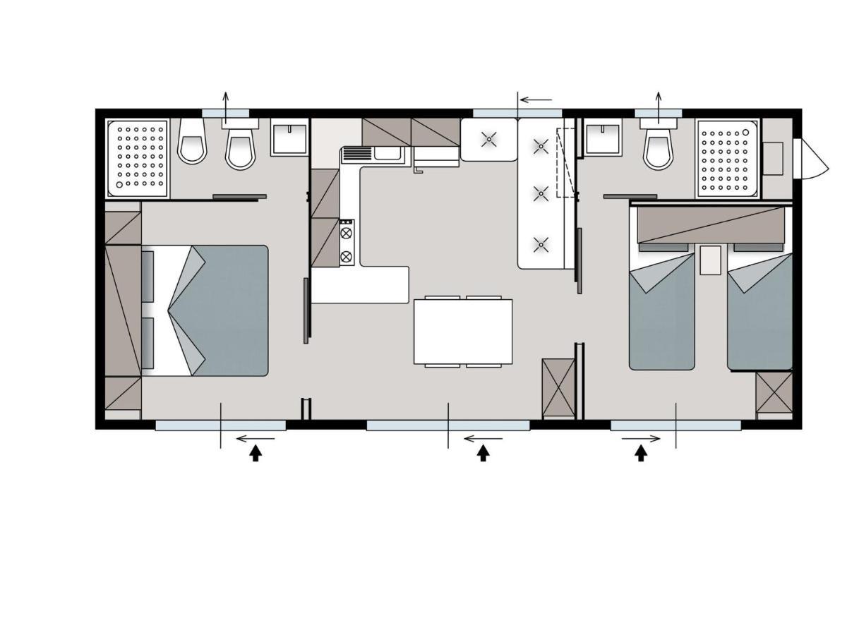 Mobile homes PREMIUM new in caravan park Strasko, Novaglia Esterno foto