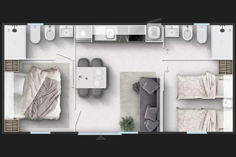 Mobile homes PREMIUM new in caravan park Strasko, Novaglia Esterno foto